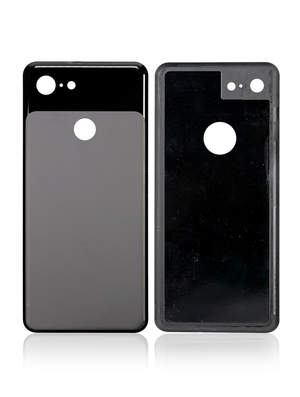 Backcover Glass für Google Pixel 3 (gebrauchter OEM-Ausbau: Grade New) (Schwarz)
