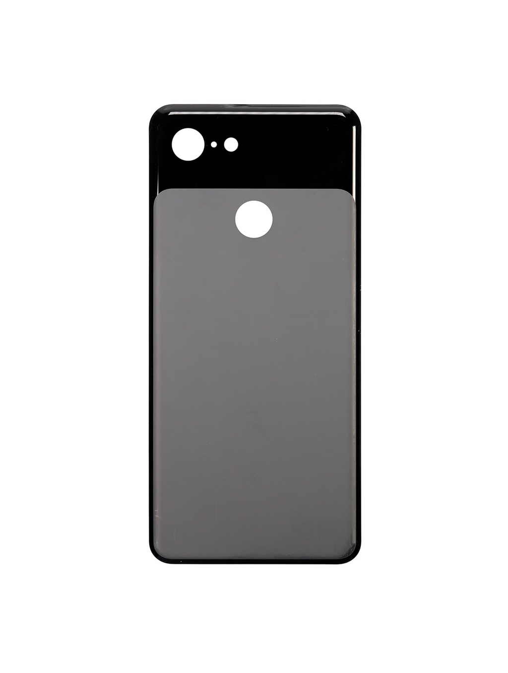 Backcover Glass für Google Pixel 3 (gebrauchter OEM-Ausbau: Grade New) (Schwarz)