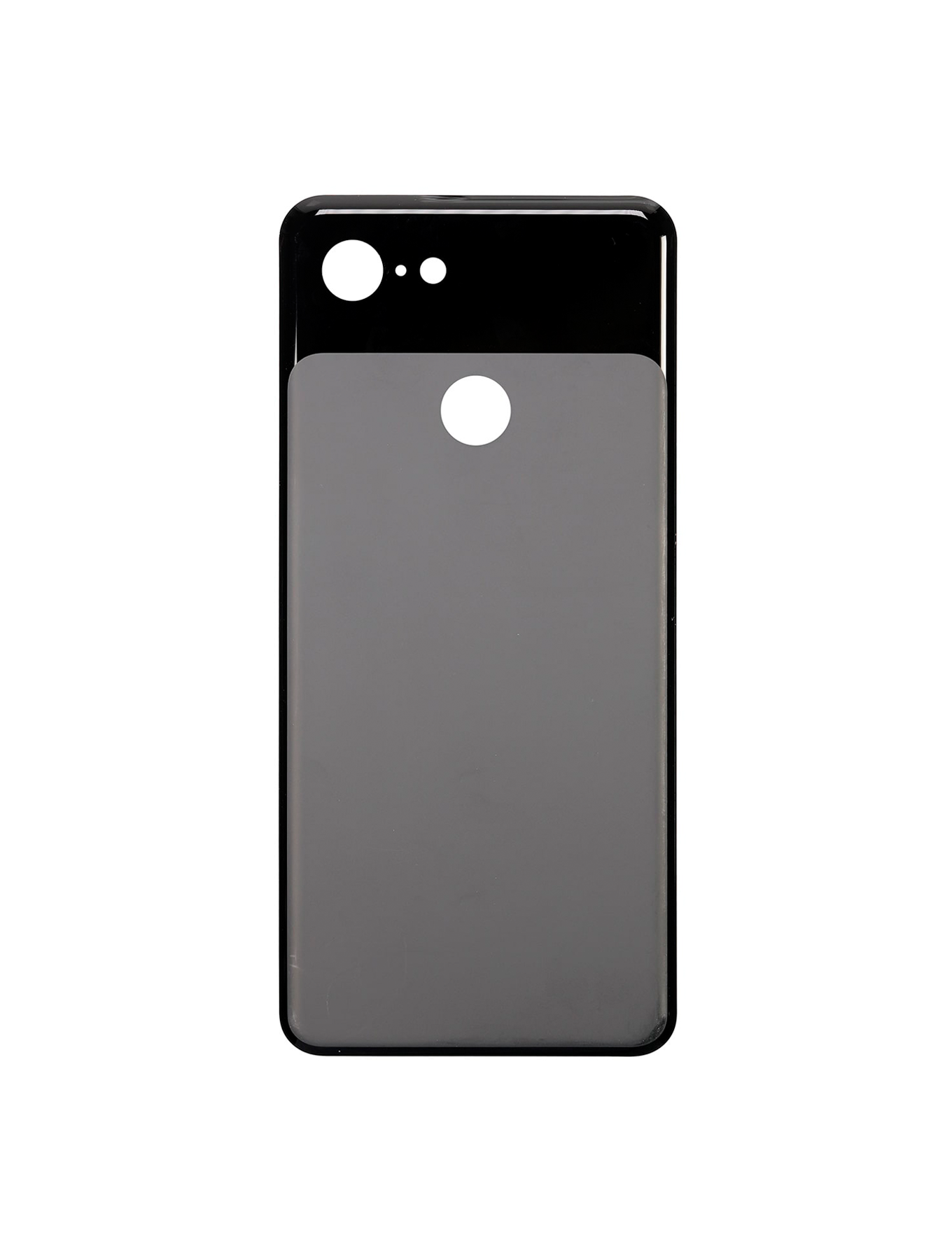 Backcover Glass für Google Pixel 3 (gebrauchter OEM-Ausbau: Grade New) (Schwarz)
