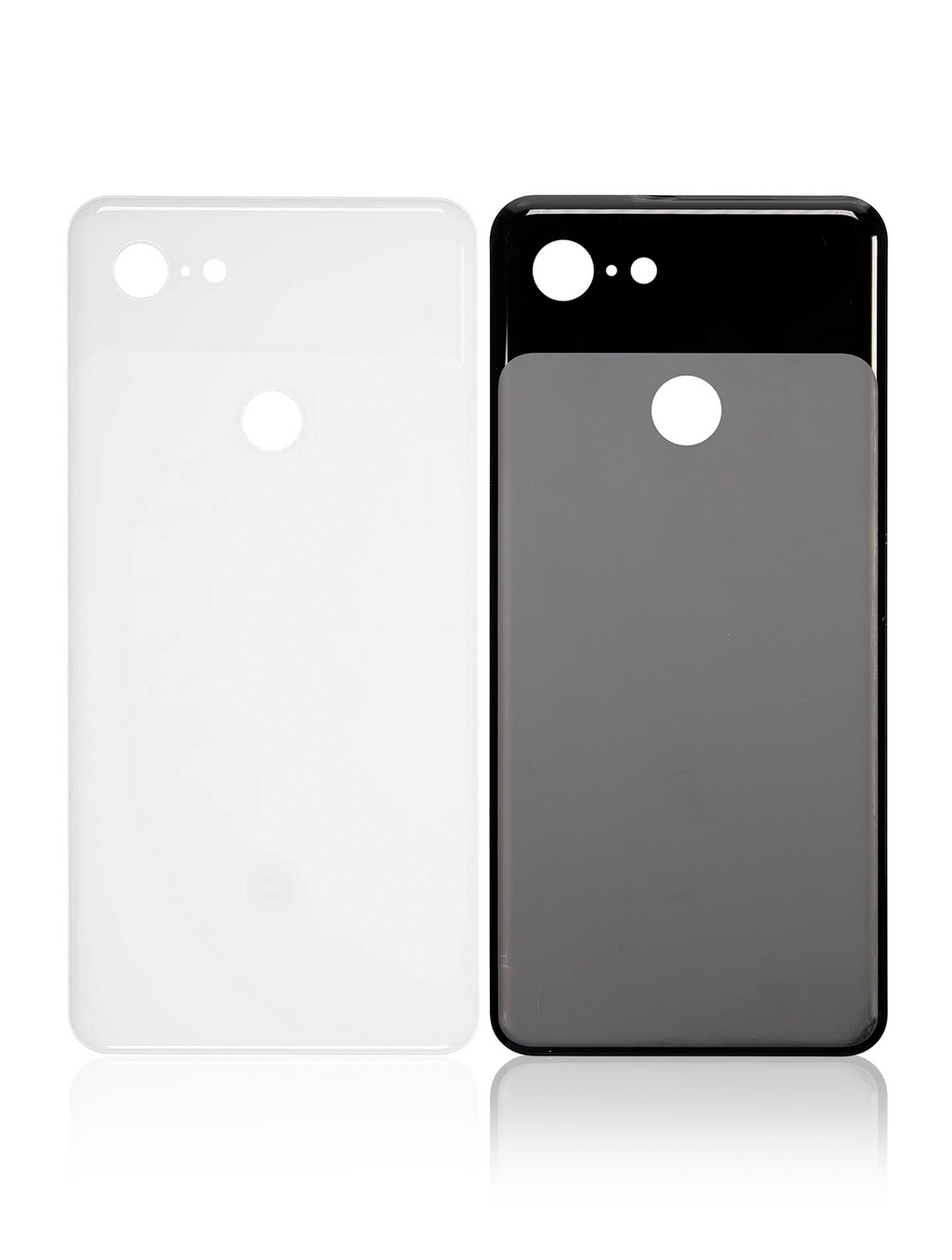 Backcover Glass für Google Pixel 3 (gebrauchter OEM-Ausbau: Grade New) (Weiß)