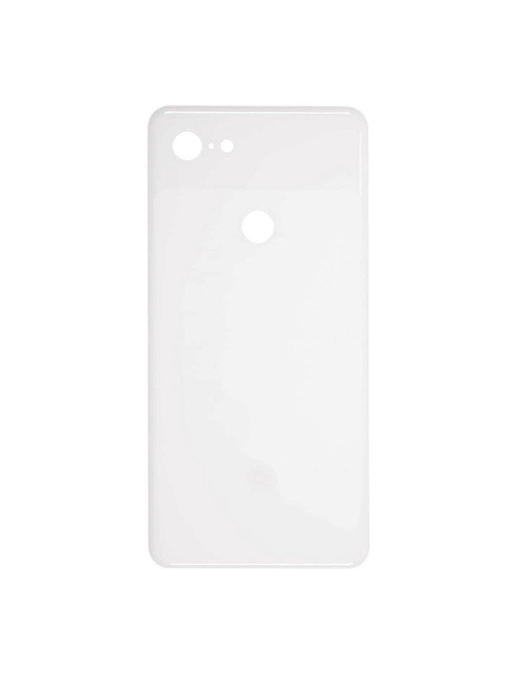 Backcover Glass für Google Pixel 3 (gebrauchter OEM-Ausbau: Grade New) (Weiß)