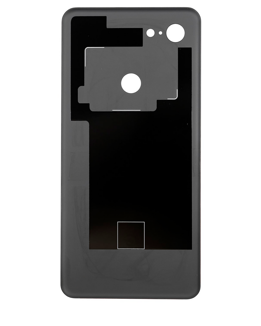Backcover Glass für Google Pixel 3 XL (gebrauchter OEM-Ausbau: Grade New) (Schwarz)