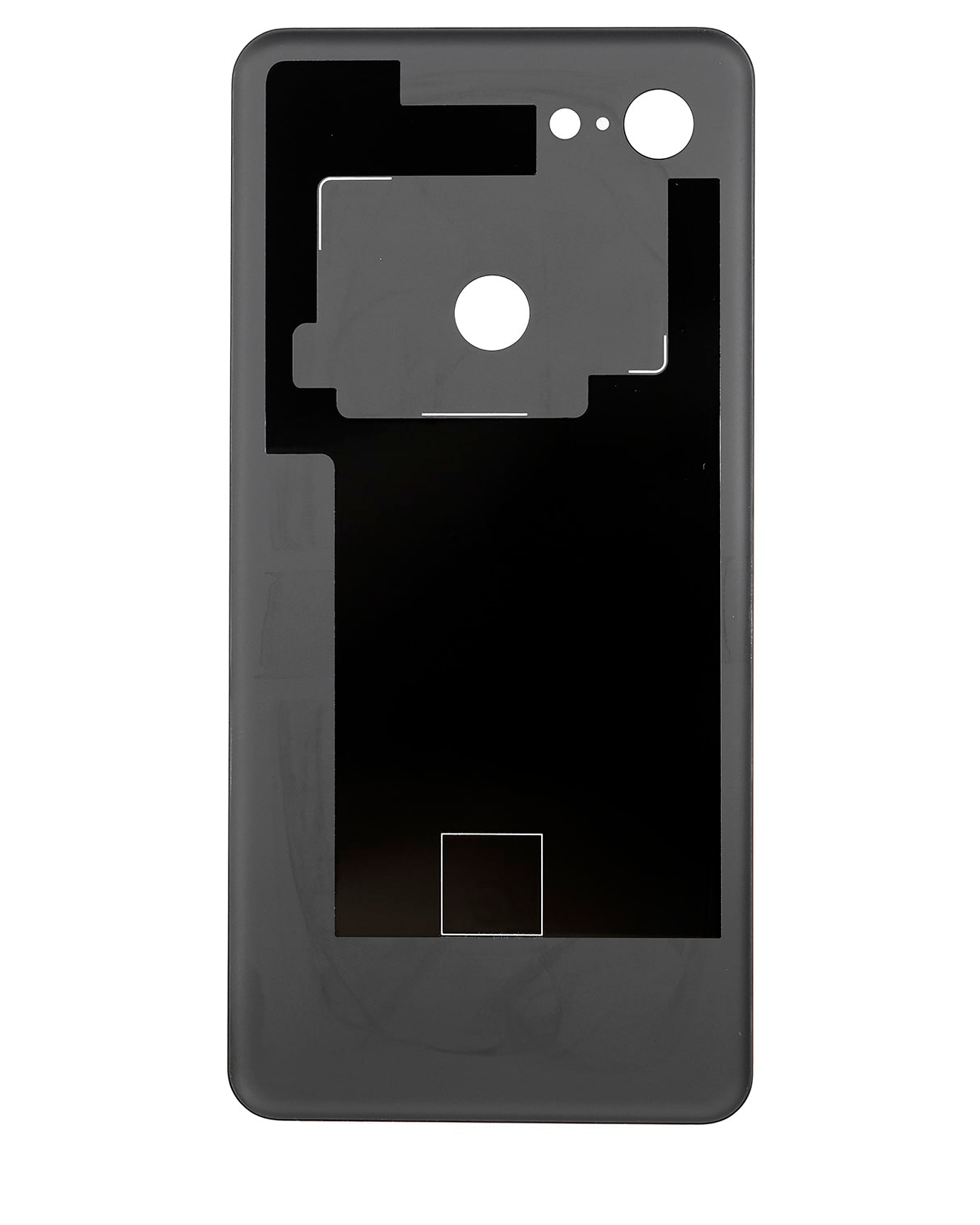 Backcover Glass für Google Pixel 3 XL (gebrauchter OEM-Ausbau: Grade New) (Schwarz)