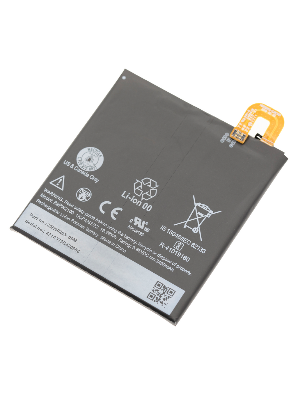 Replacement battery for Google Pixel XL (B2PW2100)