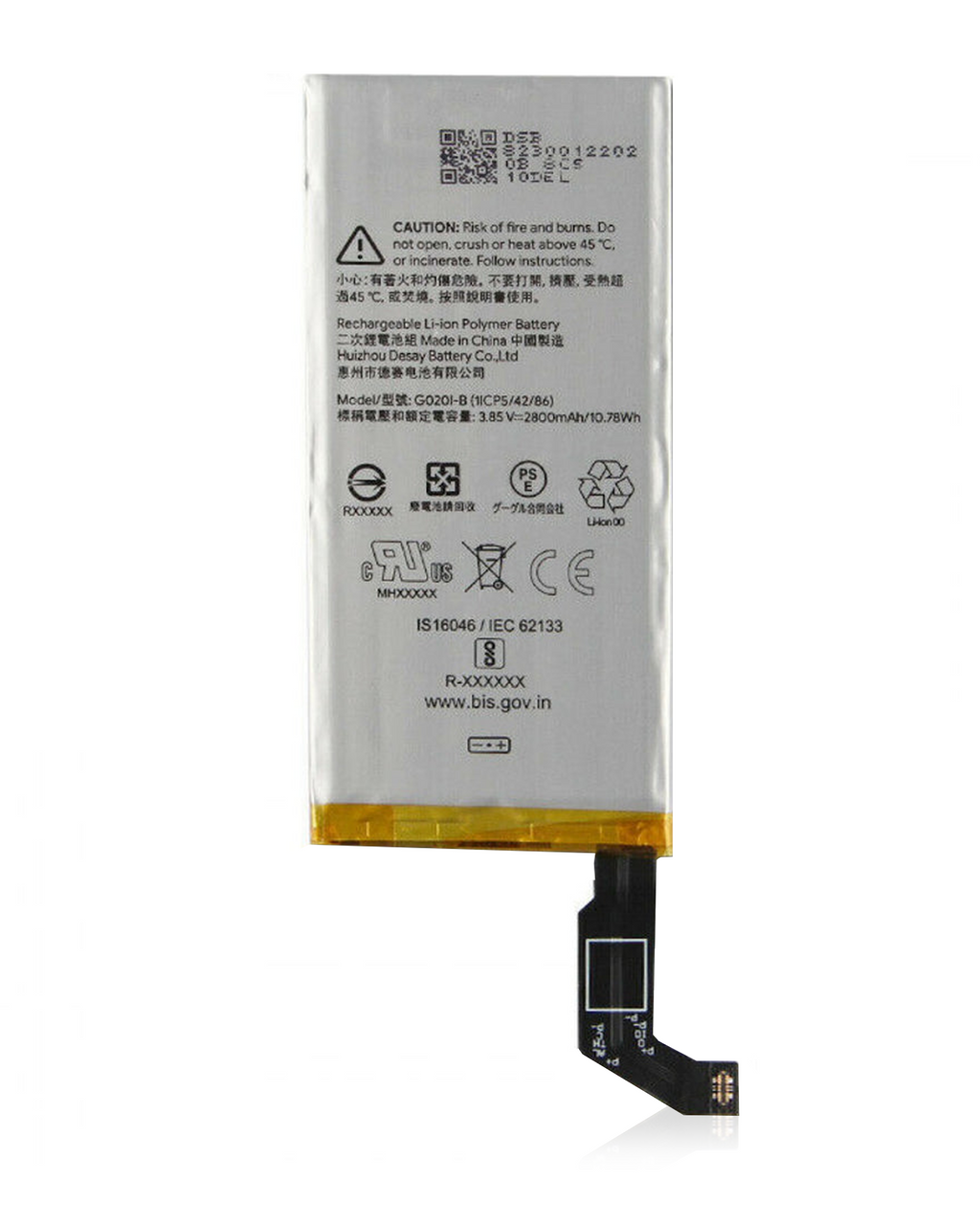 Replacement Battery for Google Pixel 4 (G020I-B) - Original OEM