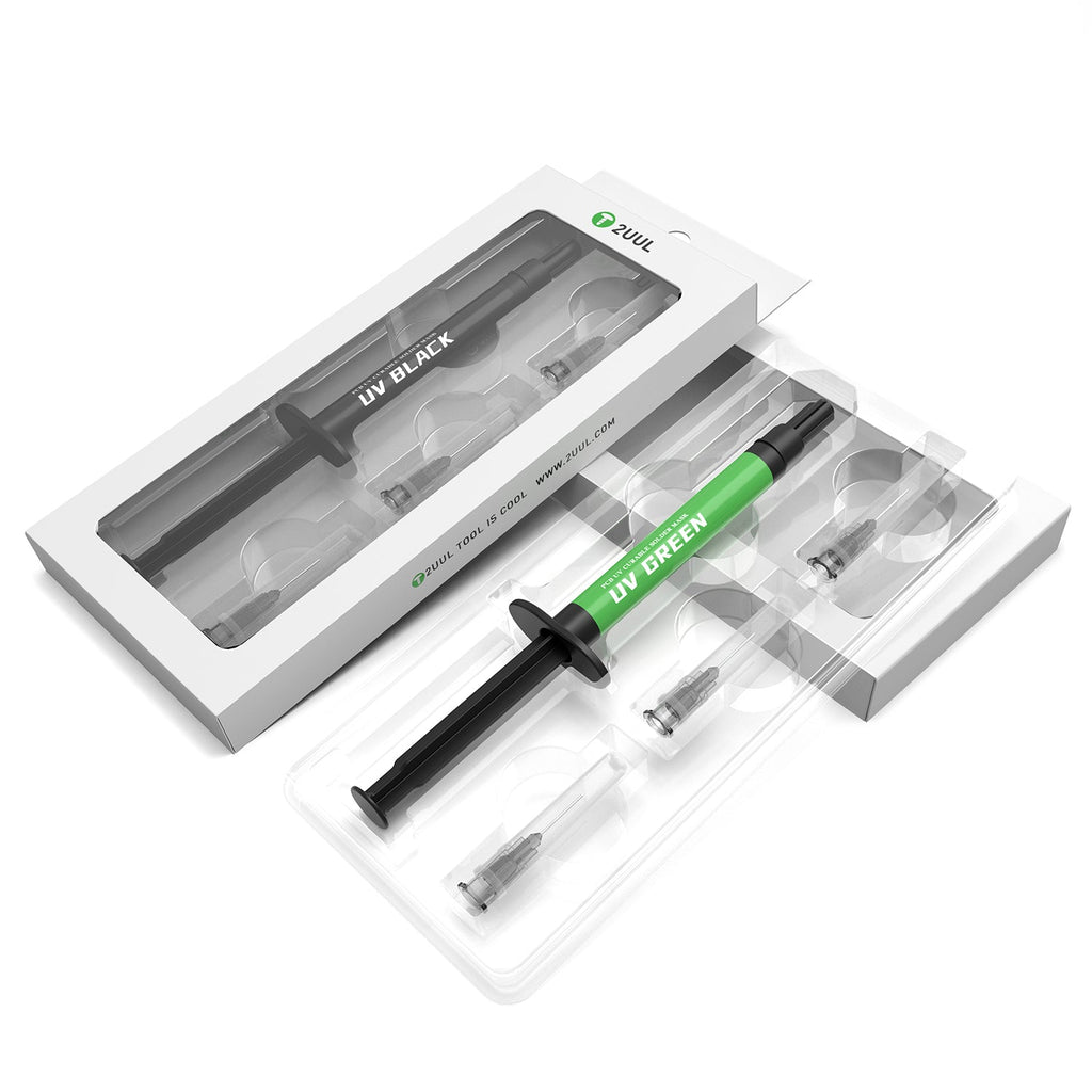 PCB UV-härtbare grüne Lötstoppmaske mit 3 super dünnen 6mm Nadeln (2UUL)