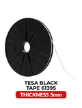 Doppelseitiges Acrylklebeband Schwarz 3 mm x 25 m (Tesa Modell # 61395)