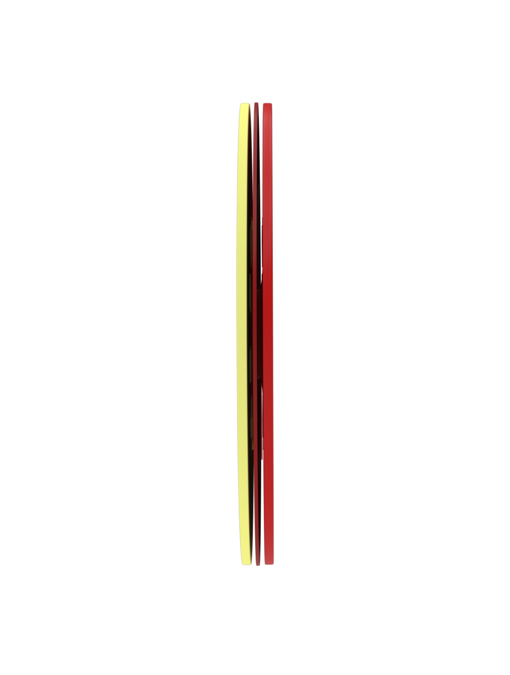 Double-sided red polyester adhesive tape 1 mm x 25 m (Tesa model 4965)