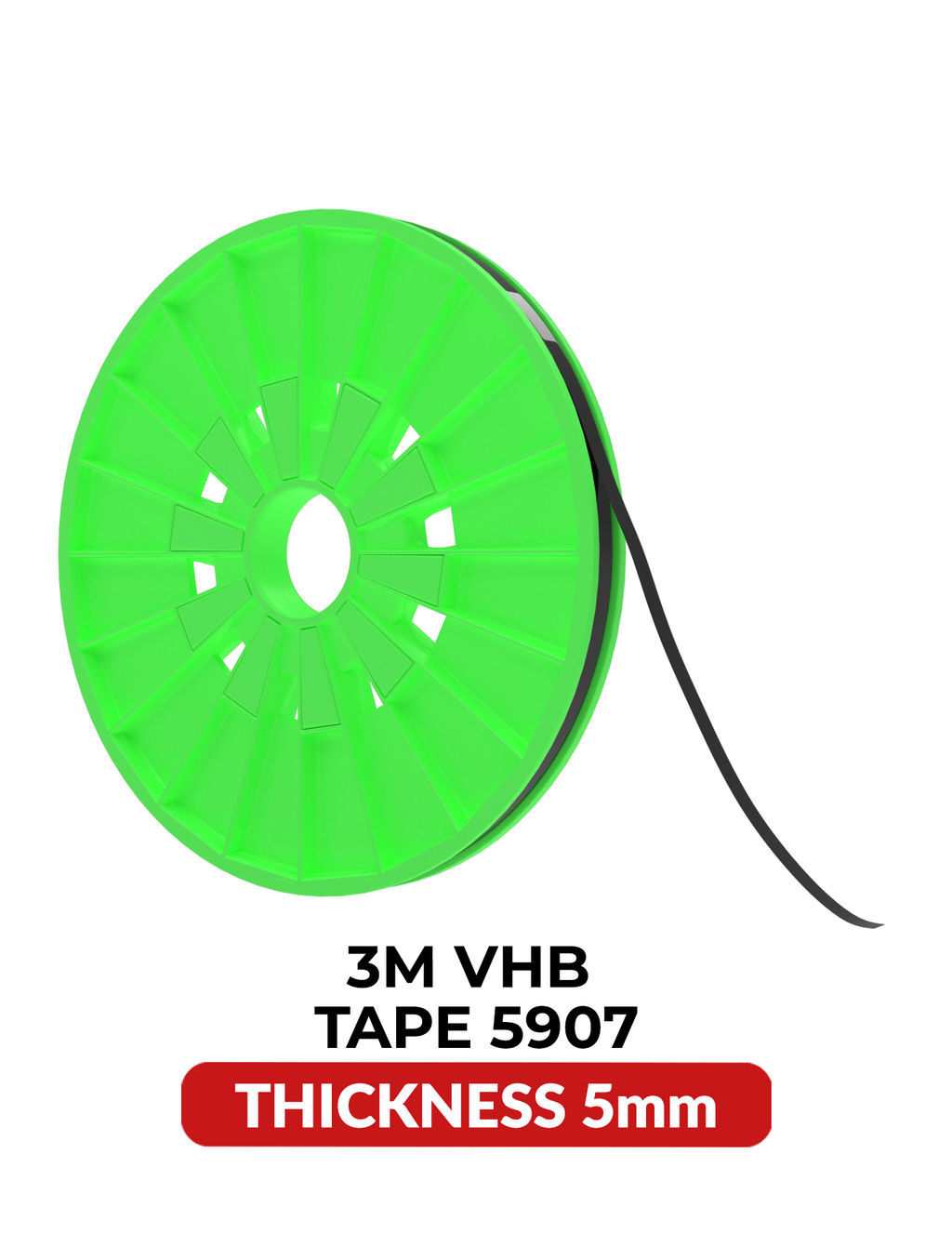 Double-Sided Acrylic Bonding Tape (5mm x 25m) – 3M VHB 5907