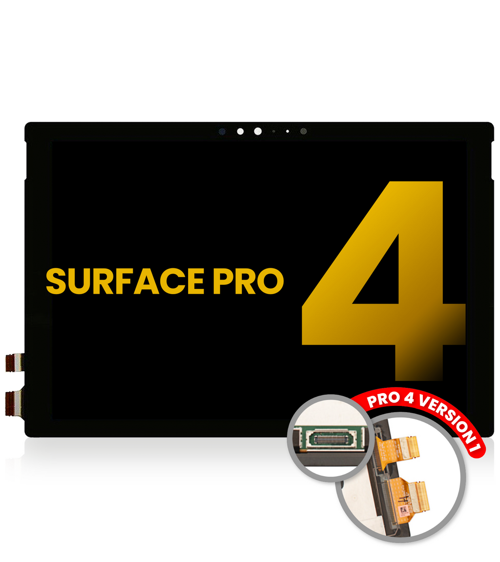 LCD Display with Digitizer for Microsoft Surface Pro 4 (Version 1) (1724 / Samsung LCD Version: V1.0 / LTL123YL01) (Refurbished)