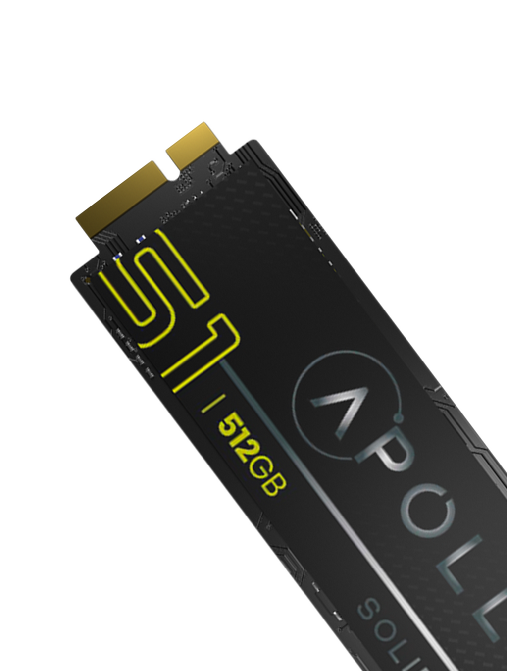 Apollo S1 512GB Mac SSD (NVMe PCIe Gen3x4) for MacBook Air 11" and 13" A1370 A1369 (2010-2011)