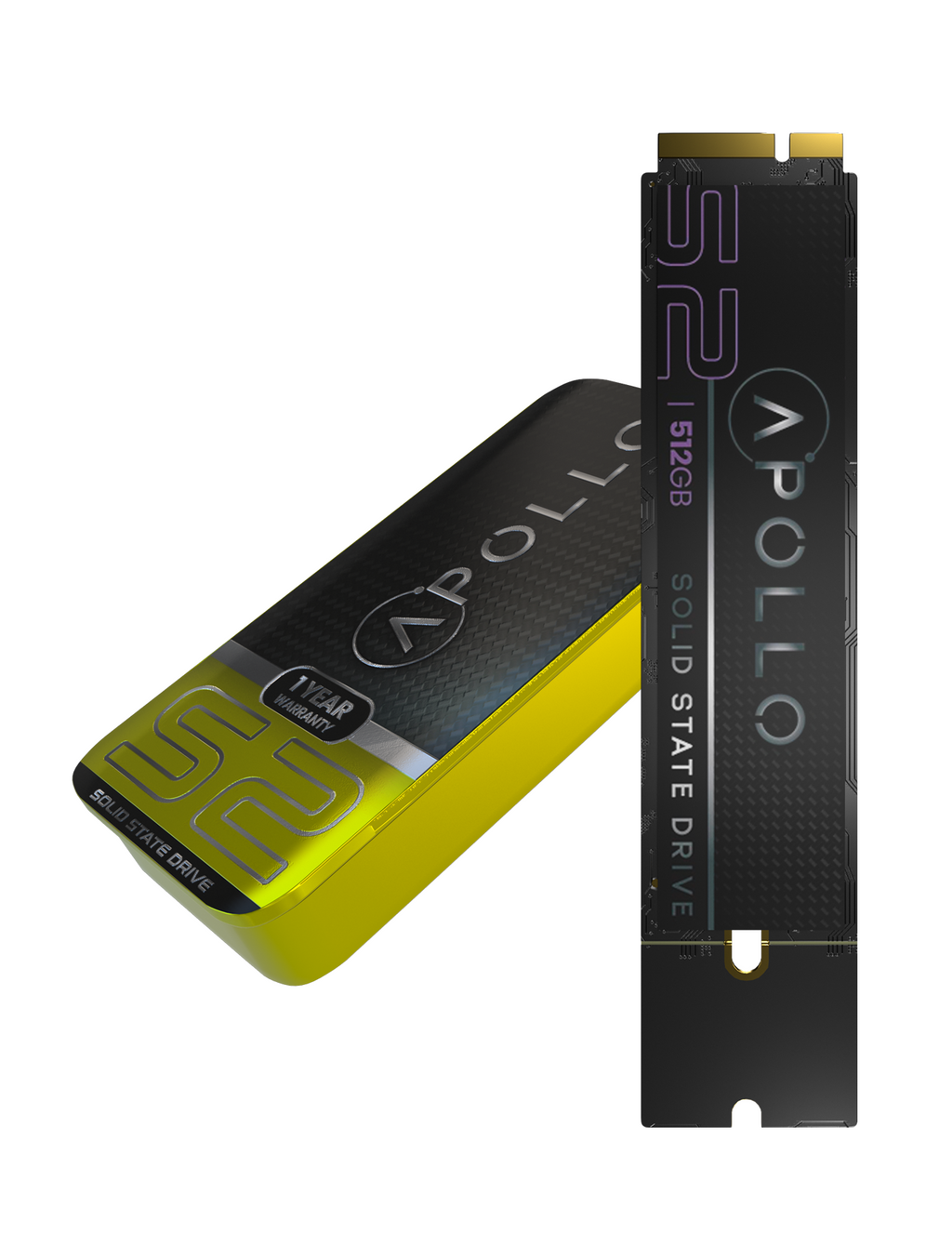 Apollo S2 512GB Mac SSD (NVMe PCIe Gen3x4) for MacBook Air 11" & 13" A1465 A1466 (2012) / MacBook Pro 13" & 15" Retina (2012 - 2013)