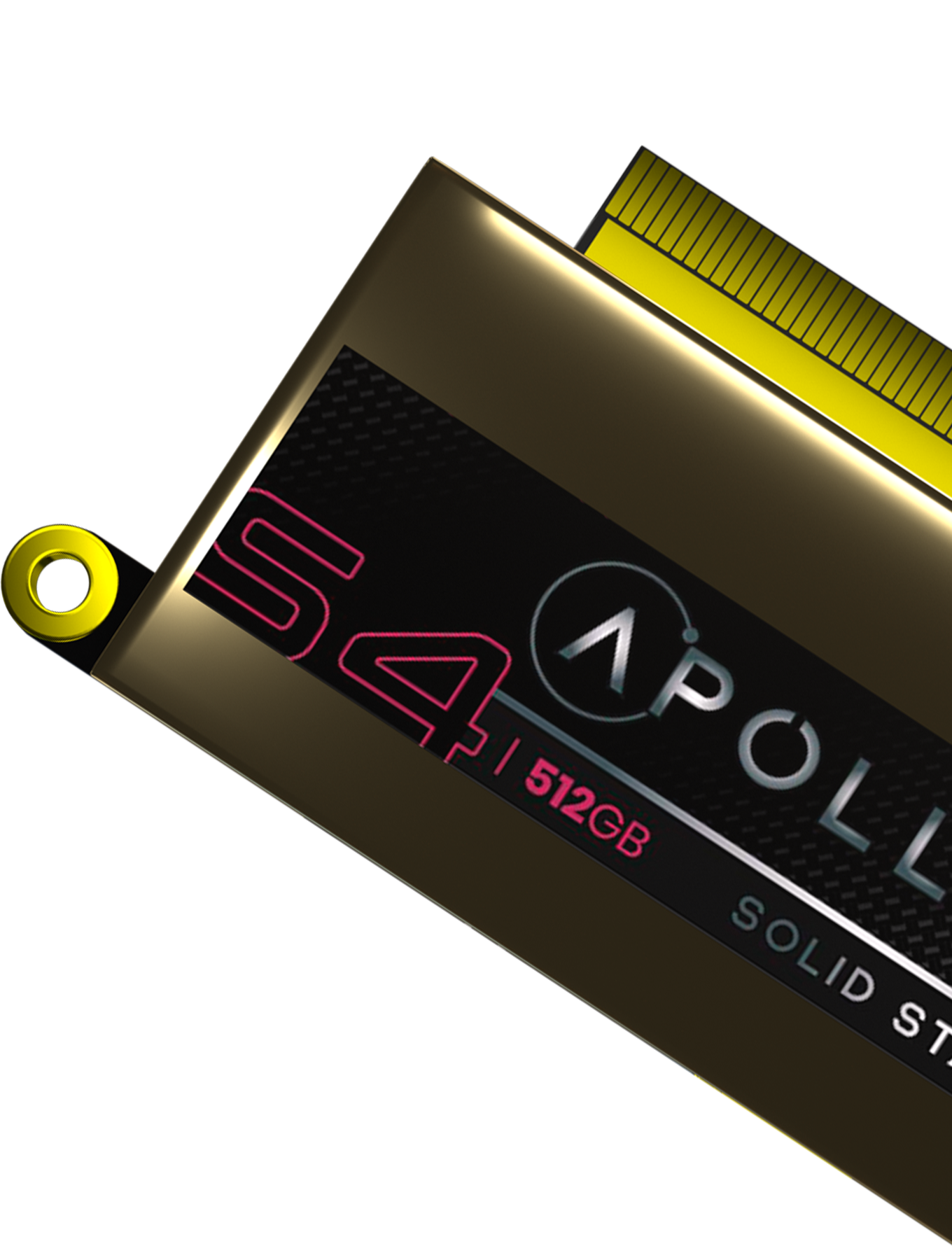 Apollo S4 512GB Mac SSD (NVMe PCIe Gen3x4) für MacBook Pro 13" A1708 (2016-2017)