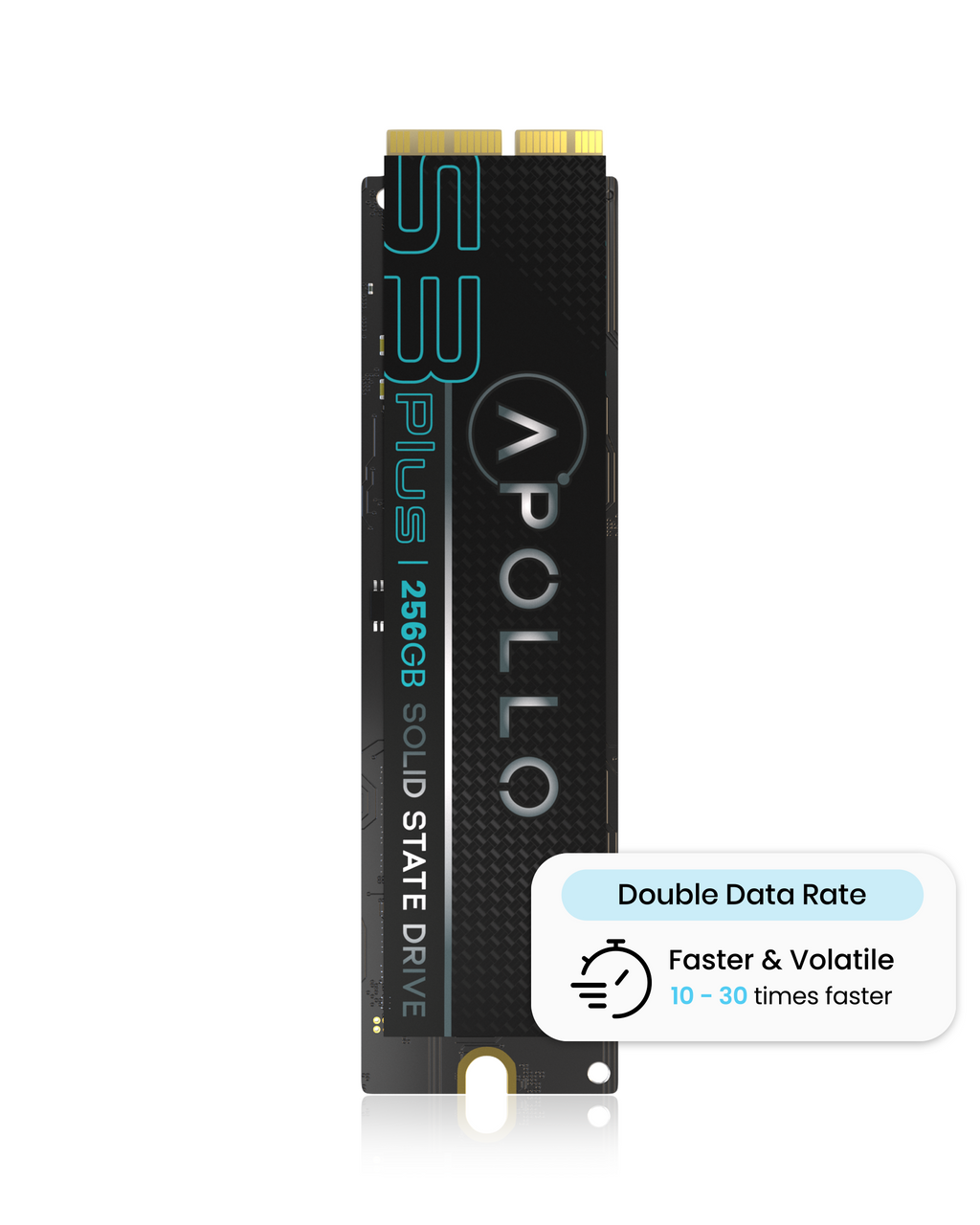 APOLLO High-Performance SSD S3 Plus PCIe 256GB with DDR