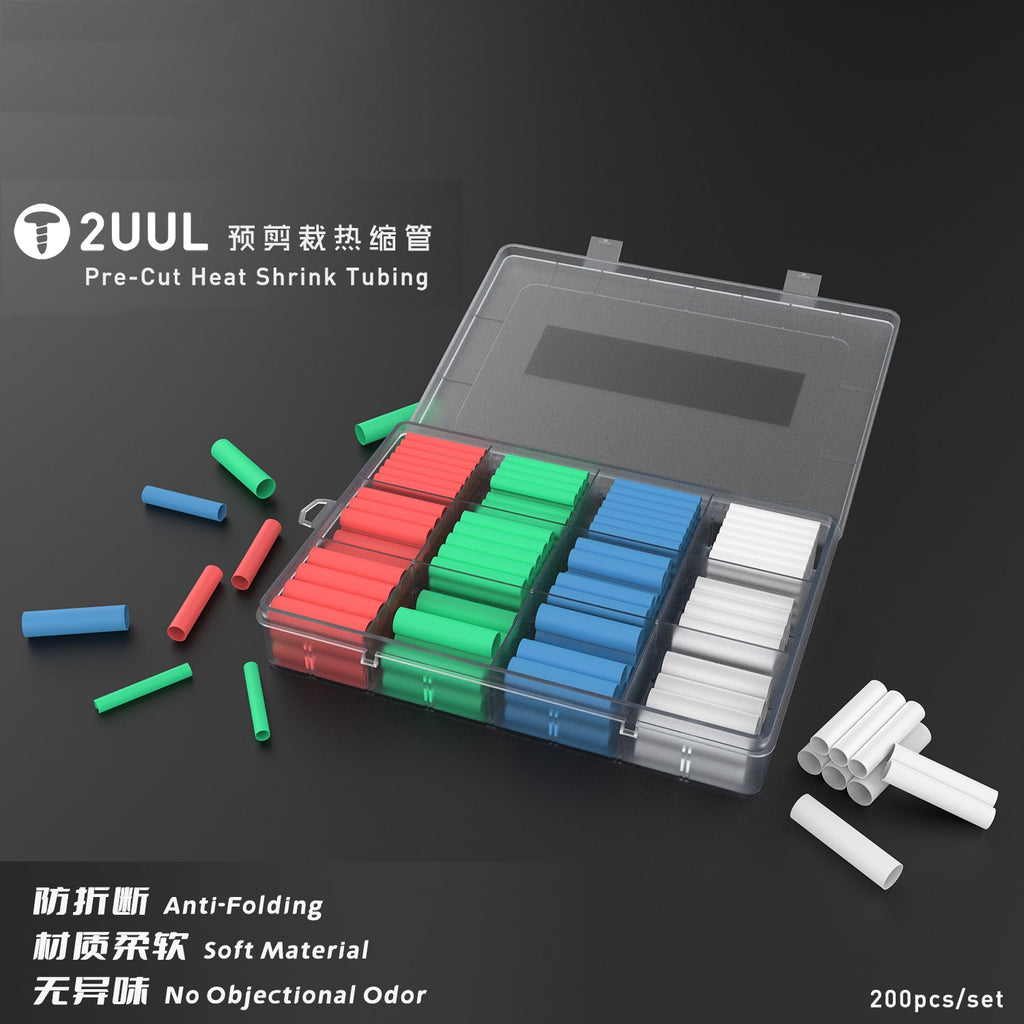 Pre-cut Heat Shrink Tubing (200-piece set) (2UUL)