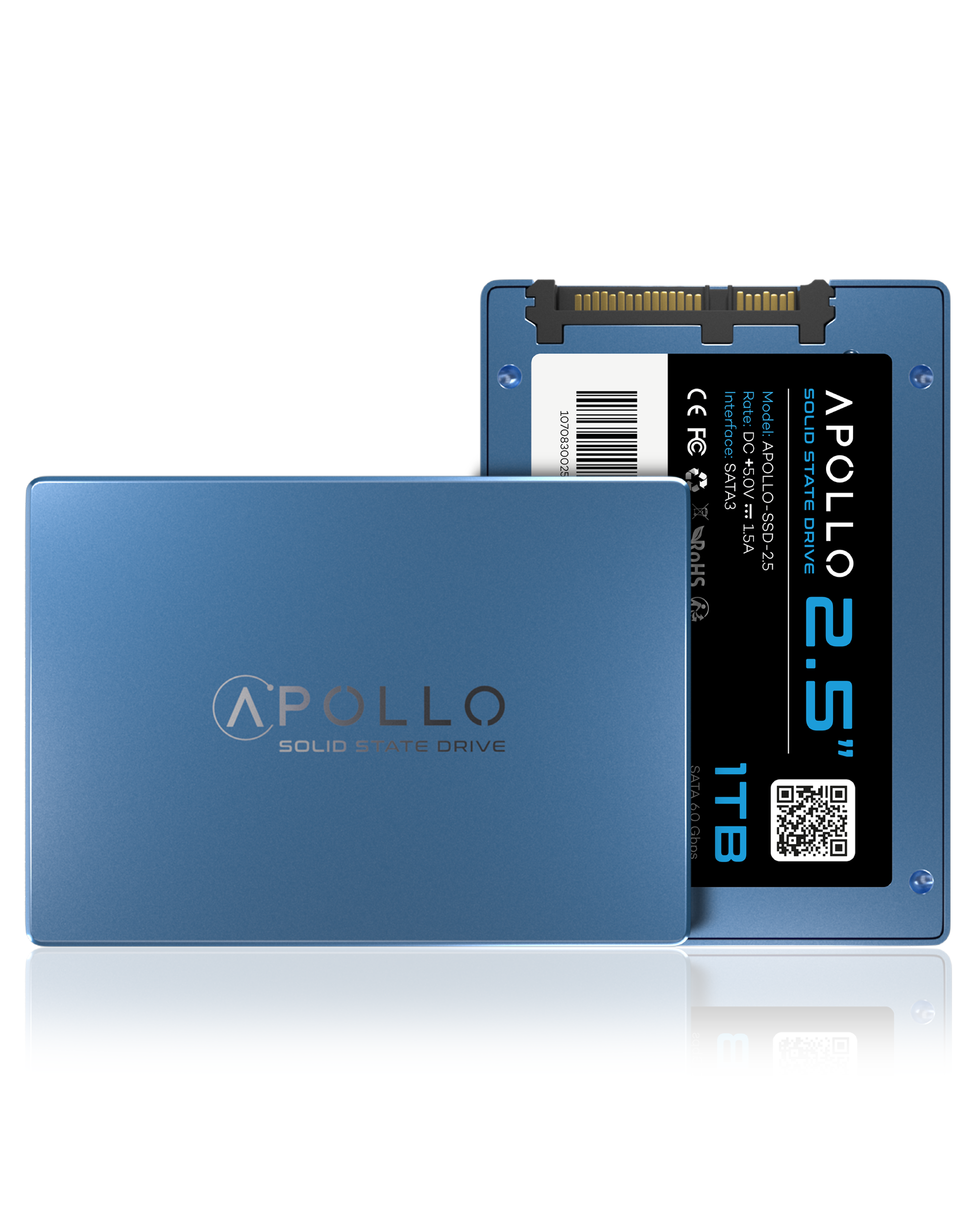 Apollo High Performance 2.5" SSD 3D TLC NAND 1TB