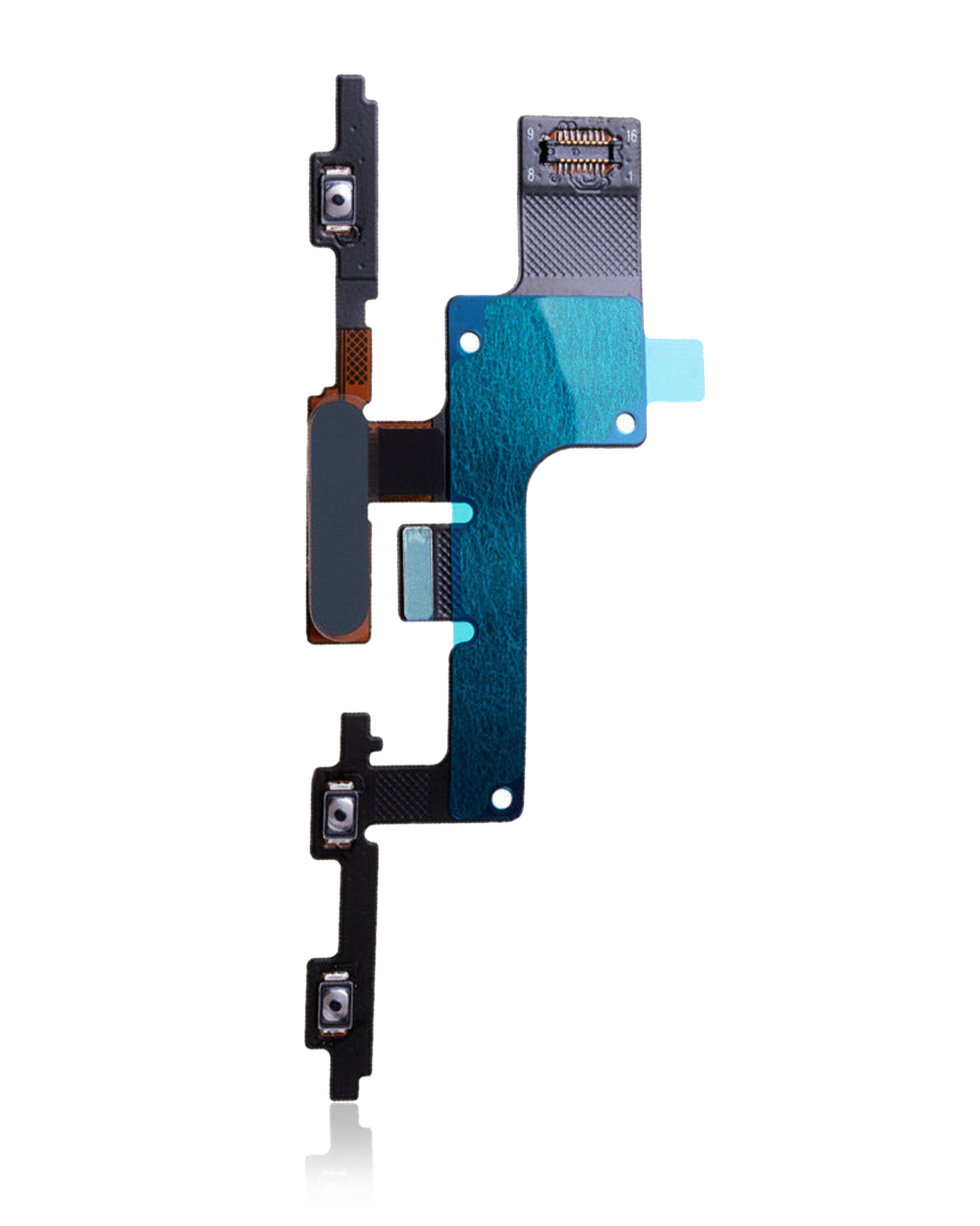 Fingerprint mit Power / Volume Button Flex Cable für Sony Xperia 10 Plus (Schwarz)