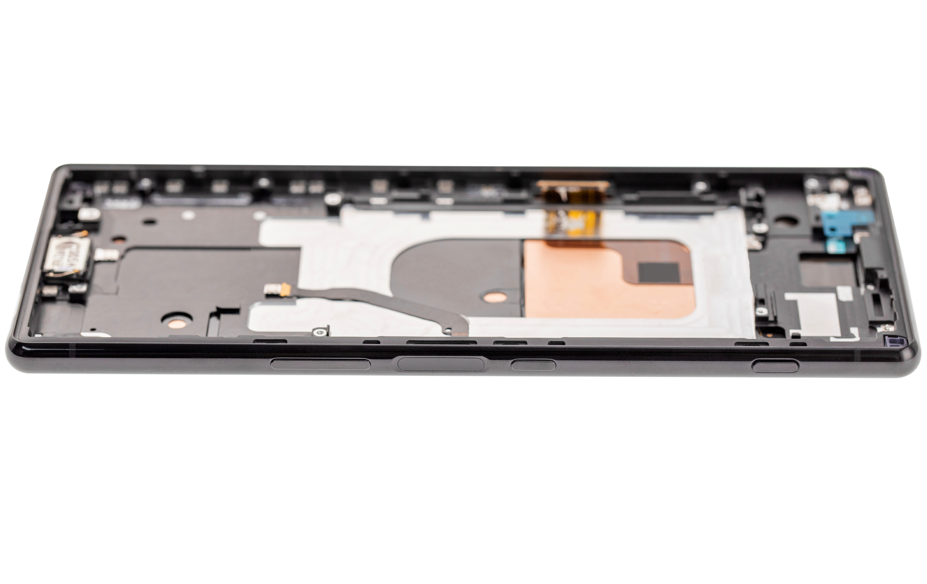 LCD-Display mit Rahmen für Sony Xperia 1 (Refurbished) (Schwarz)