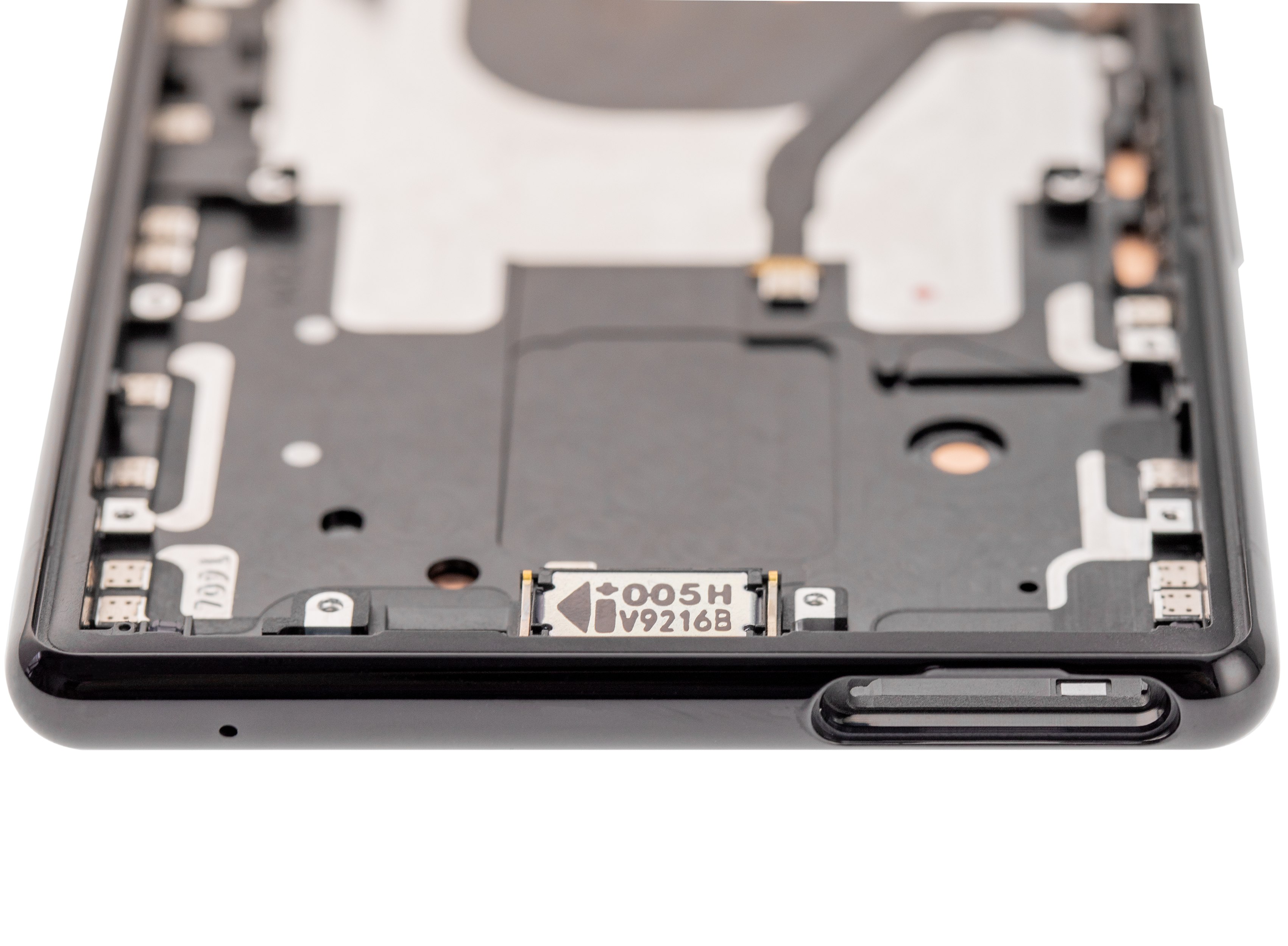 LCD-Display mit Rahmen für Sony Xperia 1 (Refurbished) (Schwarz)