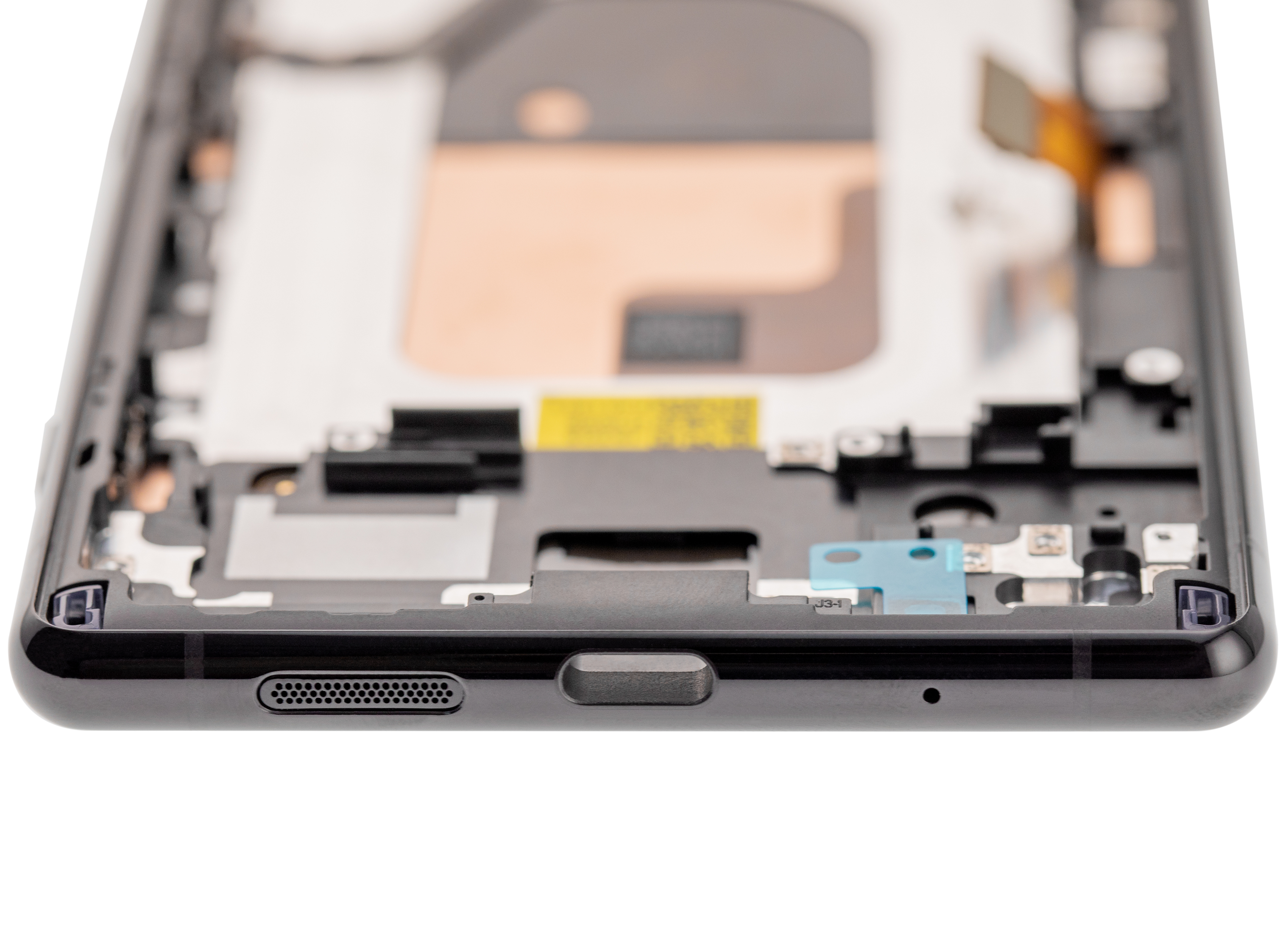 LCD-Display mit Rahmen für Sony Xperia 1 (Refurbished) (Schwarz)
