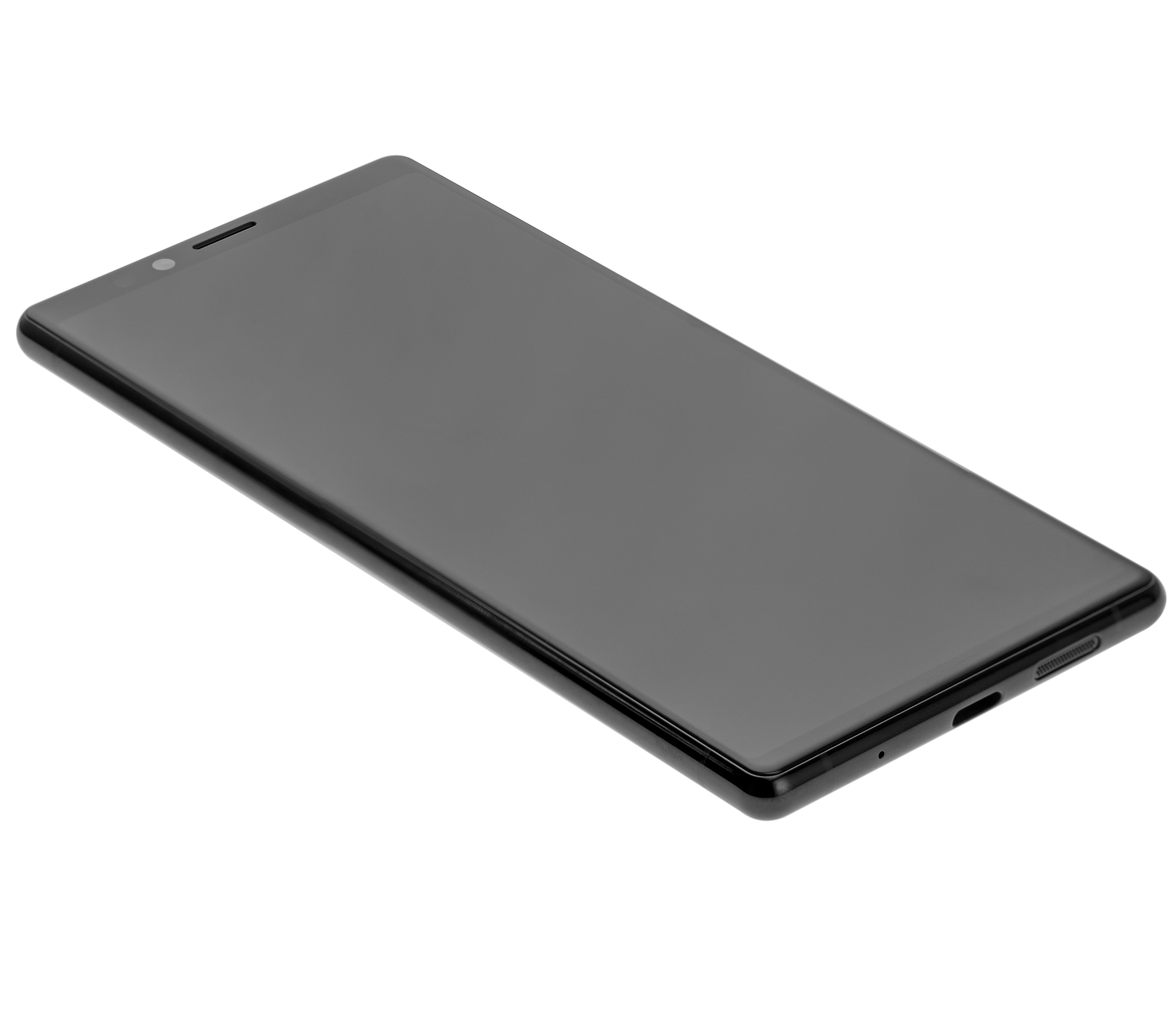 LCD-Display mit Rahmen für Sony Xperia 1 (Refurbished) (Schwarz)