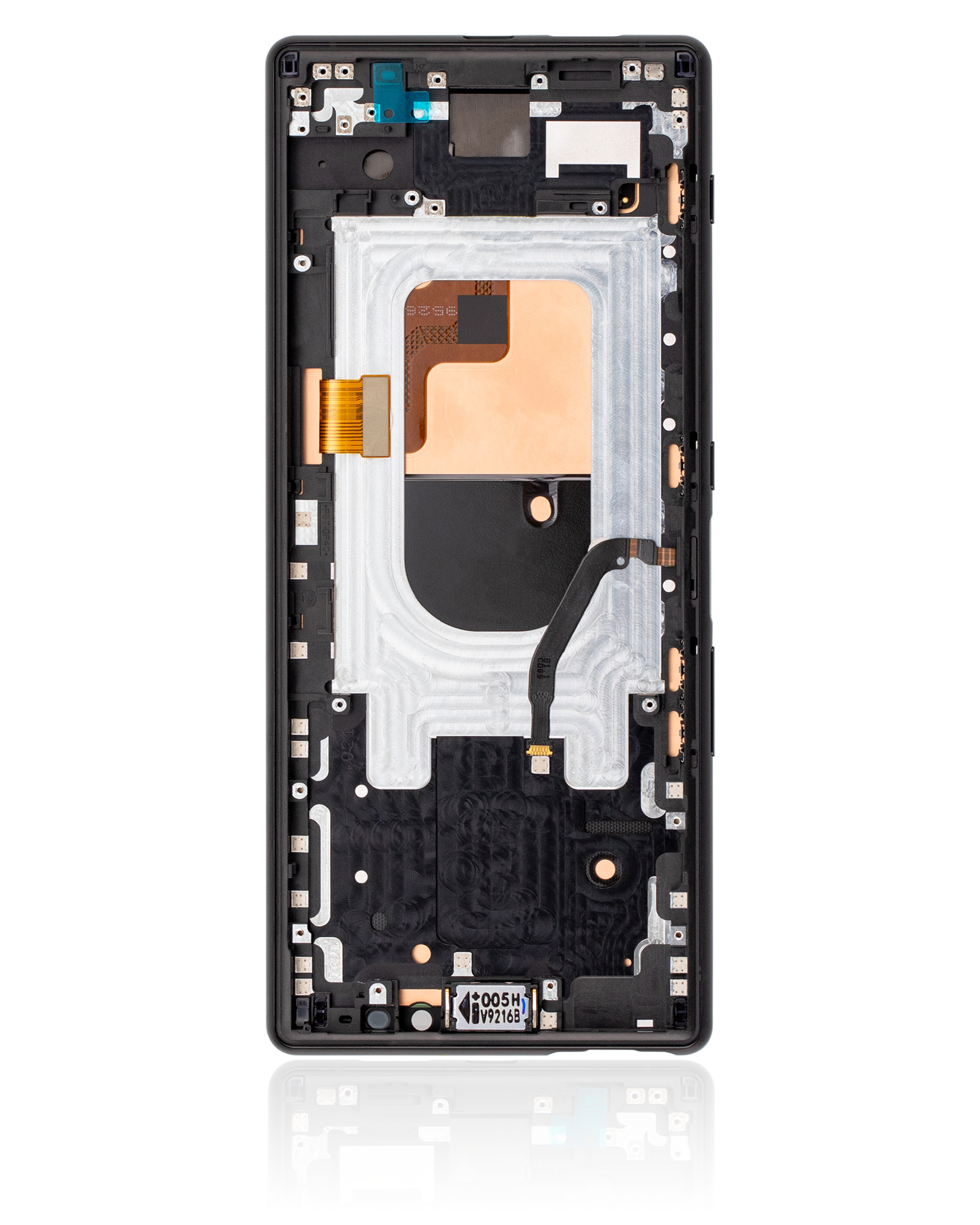 LCD-Display mit Rahmen für Sony Xperia 1 (Refurbished) (Schwarz)