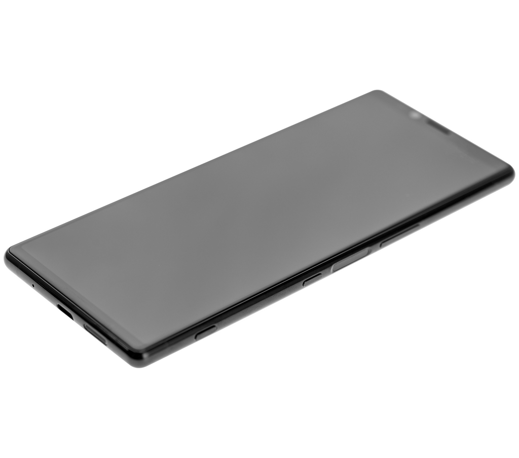 LCD-Display mit Rahmen für Sony Xperia 1 (Refurbished) (Schwarz)