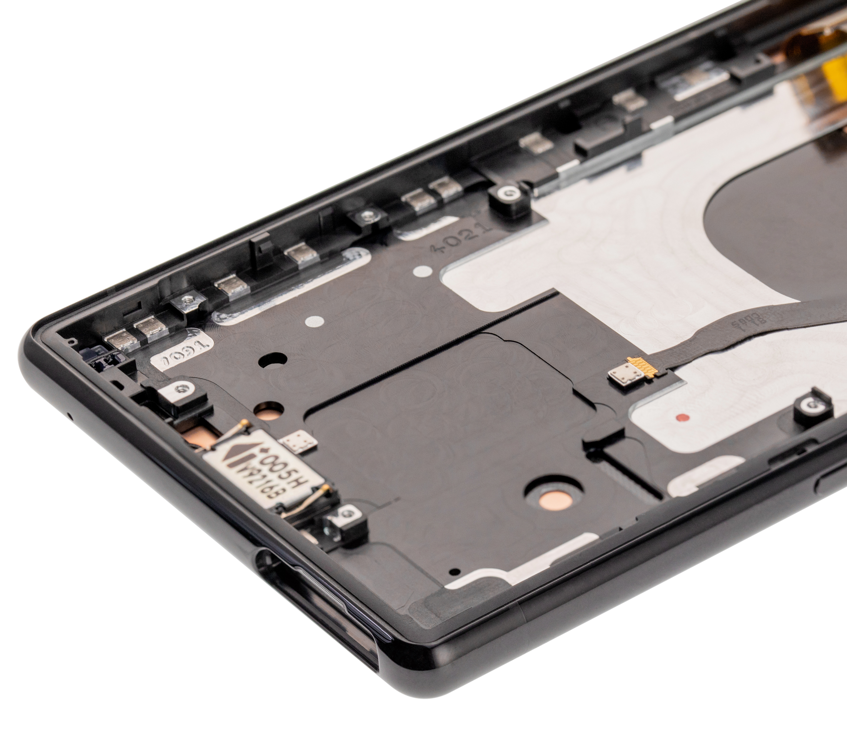 LCD-Display mit Rahmen für Sony Xperia 1 (Refurbished) (Schwarz)
