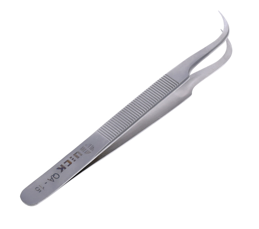 Gebogene Spitzpinzette (QA-15) (Quick)