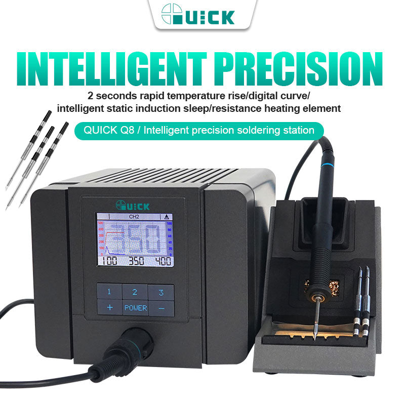 Q8 Intelligence Präzisions-Lötstation (110V, Nordamerika-Version) - Quick