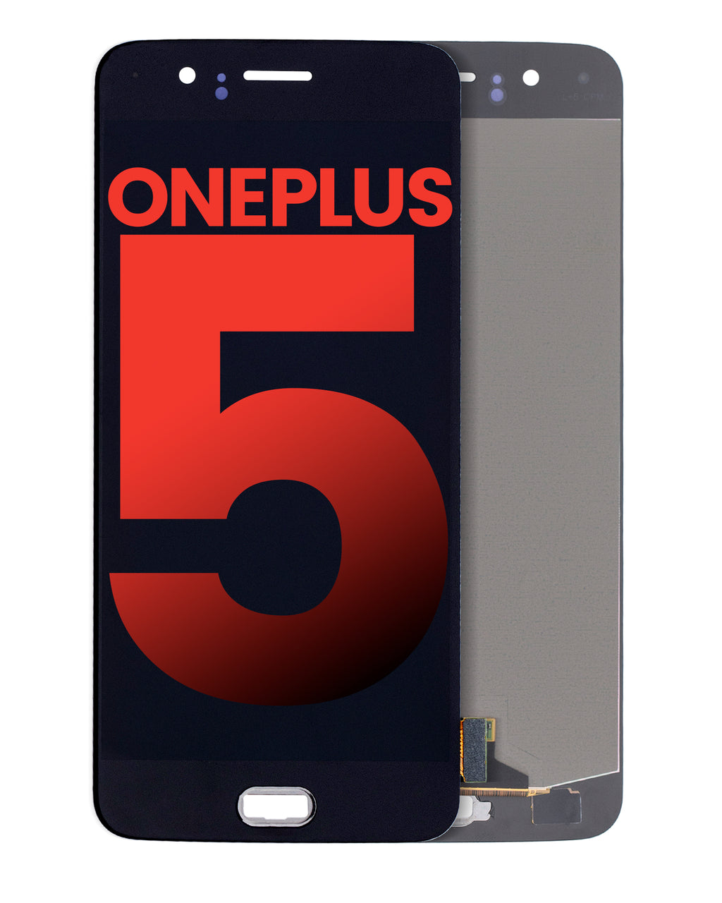 Frameless OLED Display for OnePlus 5 (Aftermarket Plus) (Black)