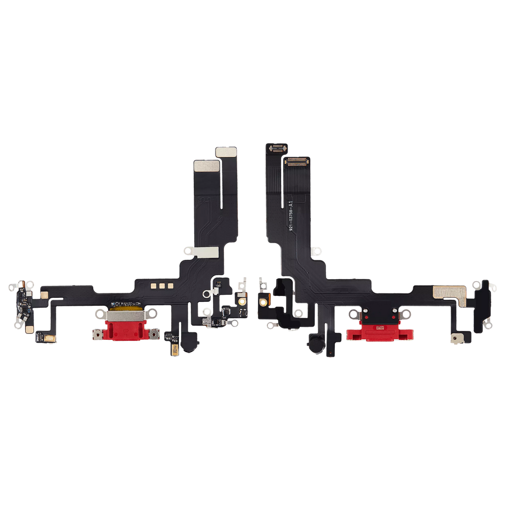 Ladebuchse-Flexkabel für iPhone 14 (Aftermarket Plus) (Rot)