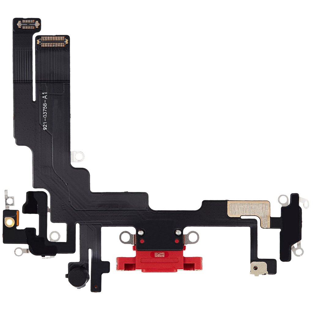 Ladebuchse-Flexkabel für iPhone 14 (Aftermarket Plus) (Rot)