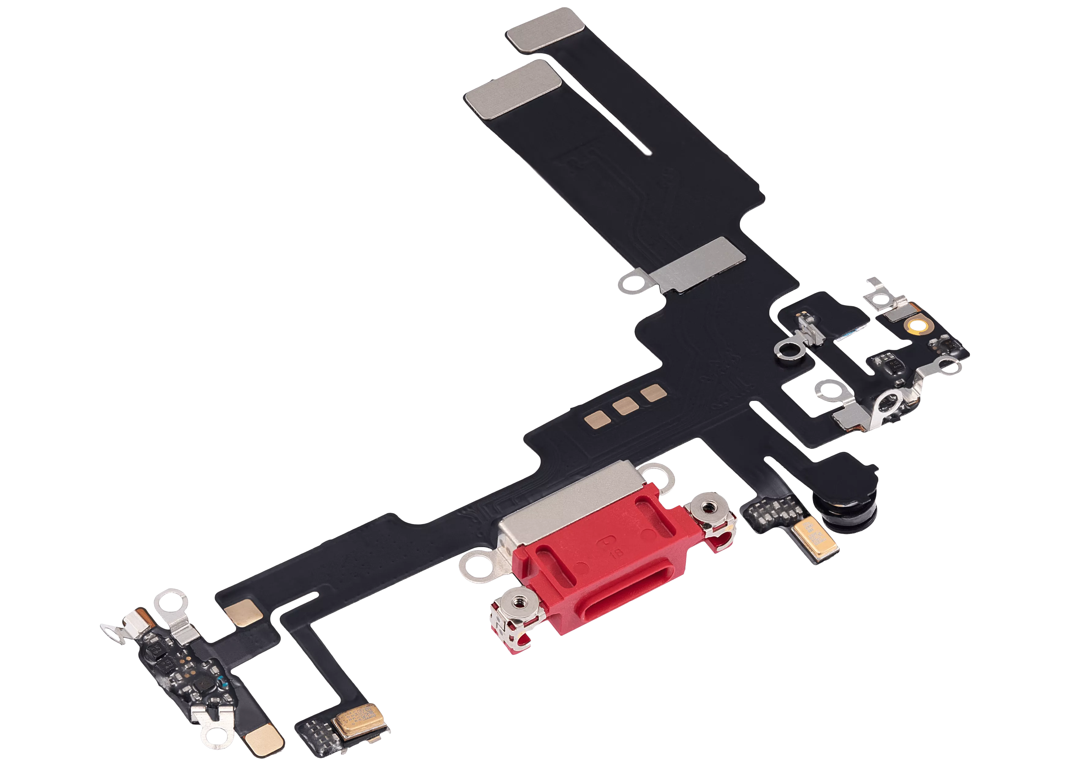 Ladebuchse-Flexkabel für iPhone 14 (Aftermarket Plus) (Rot)
