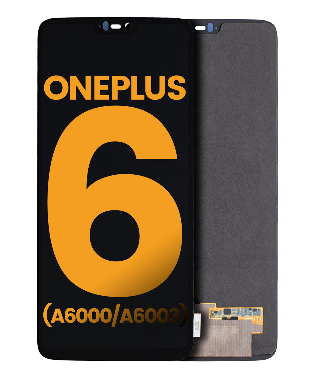 OLED-Display ohne Rahmen für OnePlus 6 (A6000/A6003) (Refurbished) (Alle Farben)