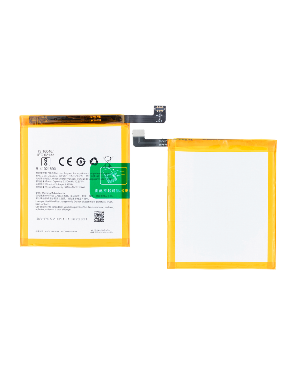 Ersatzakku für OnePlus 6 (A6000 / A6003) BLP657