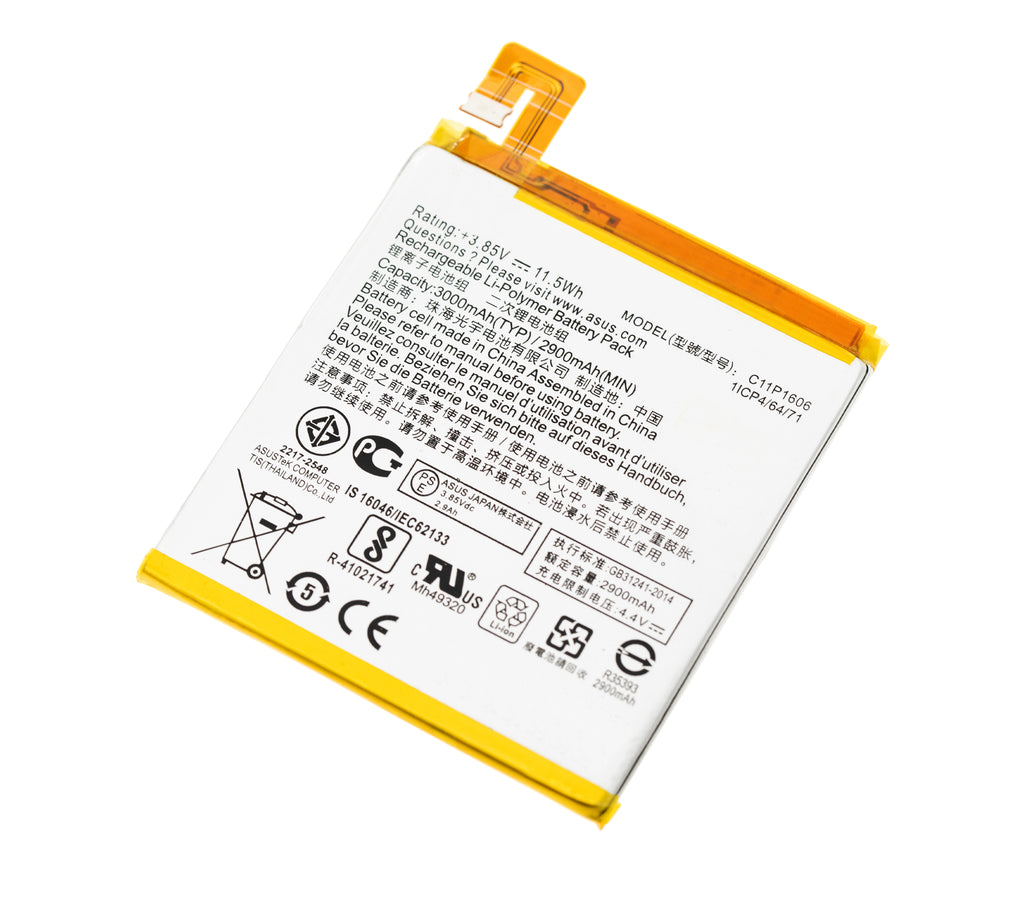 Replacement battery for Asus ZenFone 3 Laser (ZC551KL / 2016) (C11P1606)