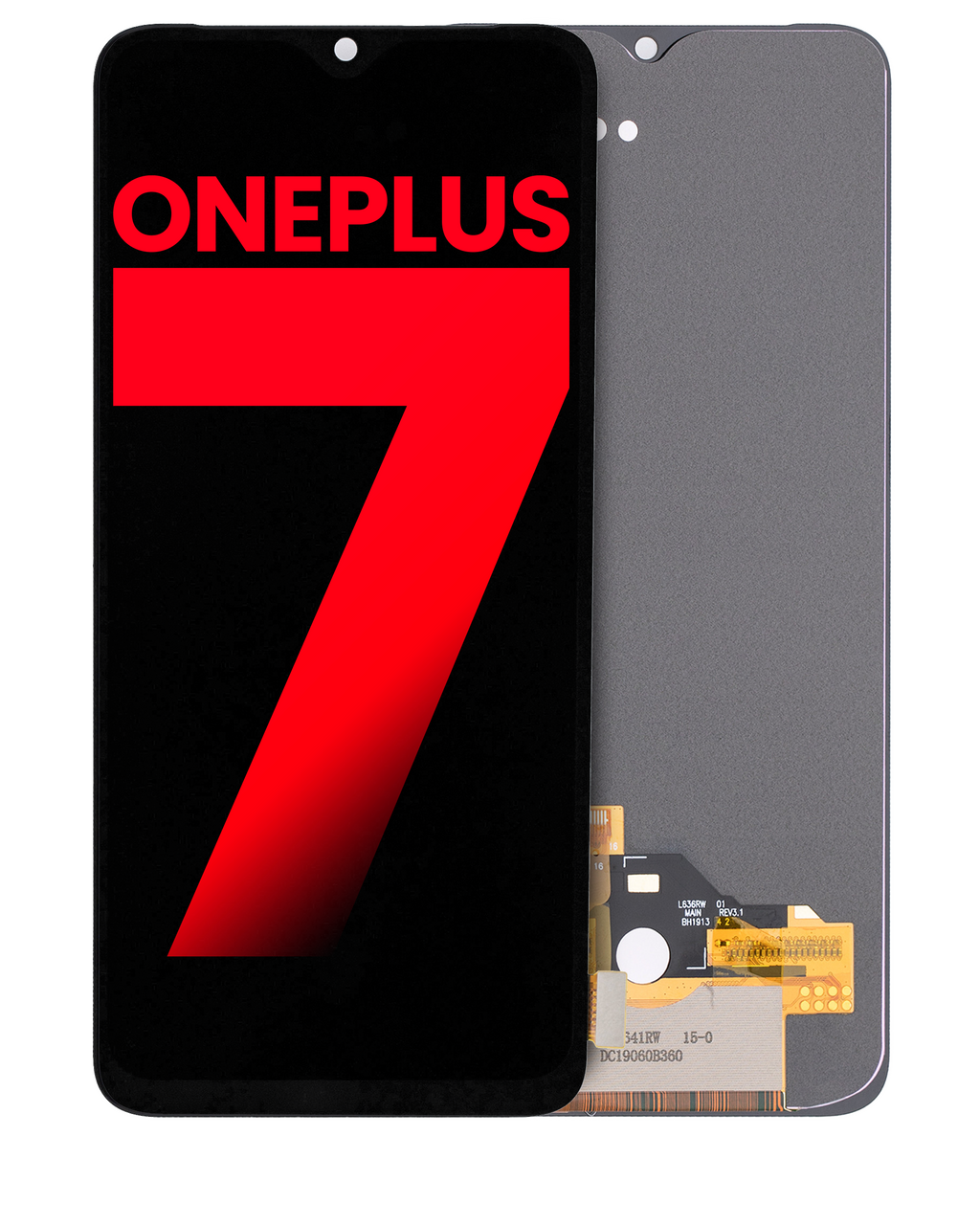 OLED-Display ohne Rahmen für OnePlus 7 (Aftermarket Plus) (Alle Farben)