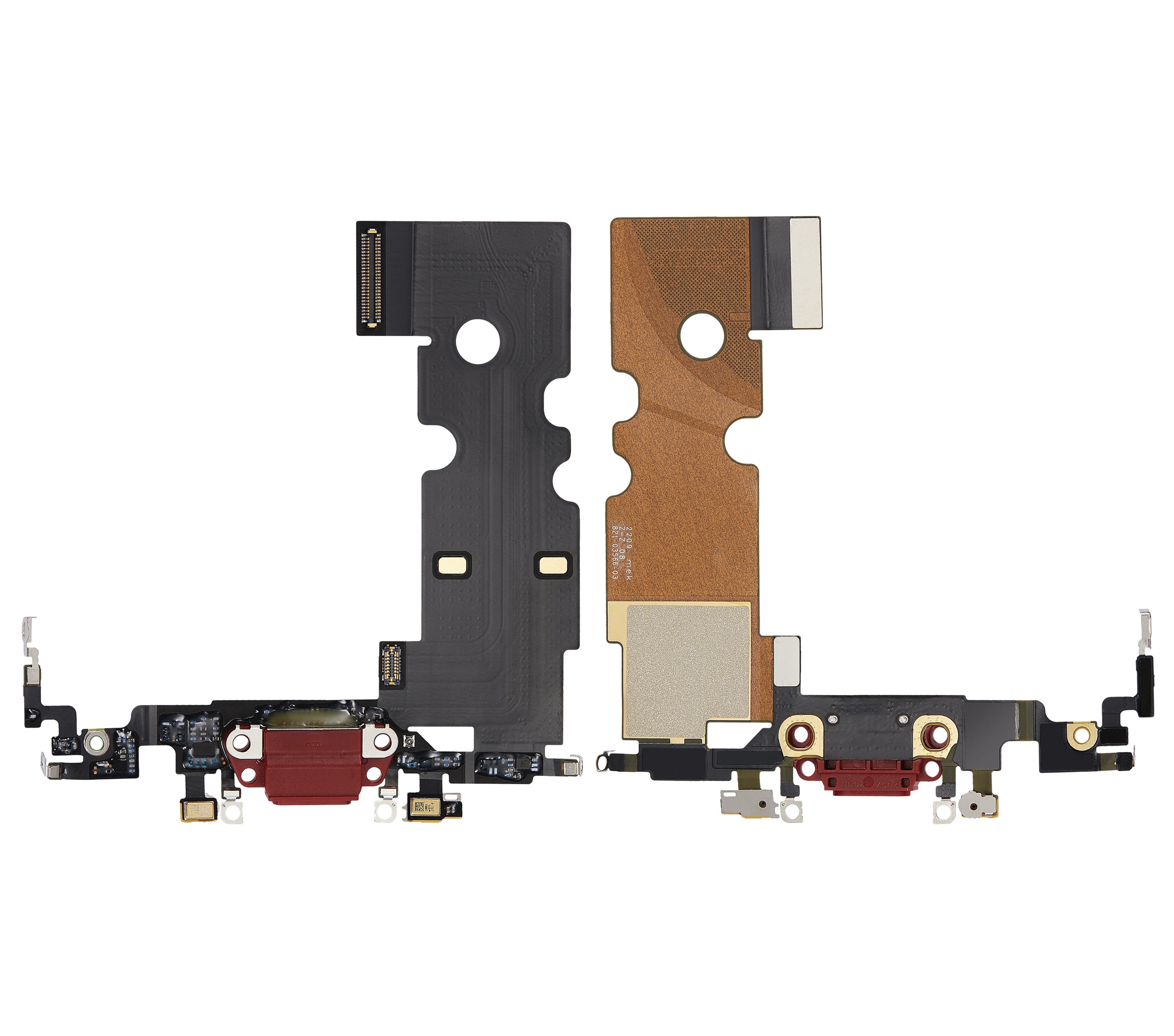Charging Port Flex Cable for iPhone SE (2022) (Premium) (Red)