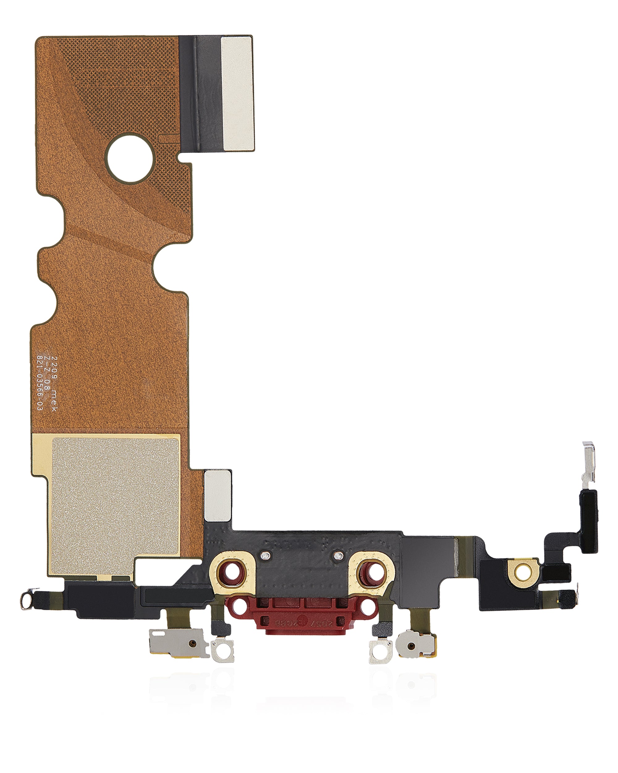 Charging Port Flex Cable for iPhone SE (2022) (Premium) (Red)