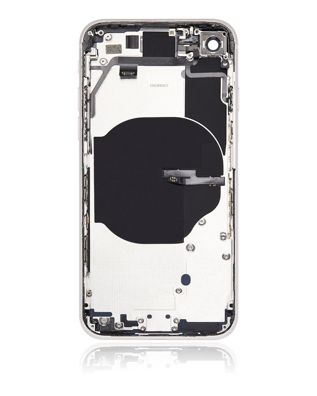Back Cover with Pre-Installed Small Parts for iPhone SE (2022) (Used OEM, Grade A, Starlight)