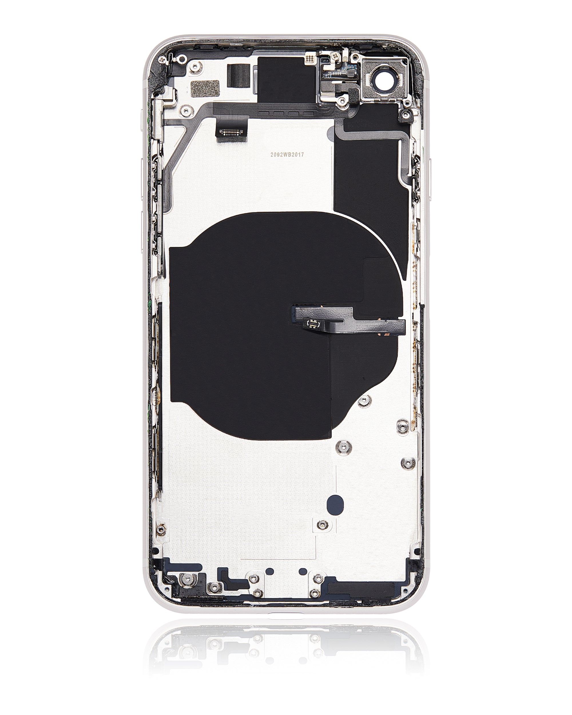 Back Cover with Pre-Installed Small Parts for iPhone SE (2022) (Used OEM, Grade A, Starlight)