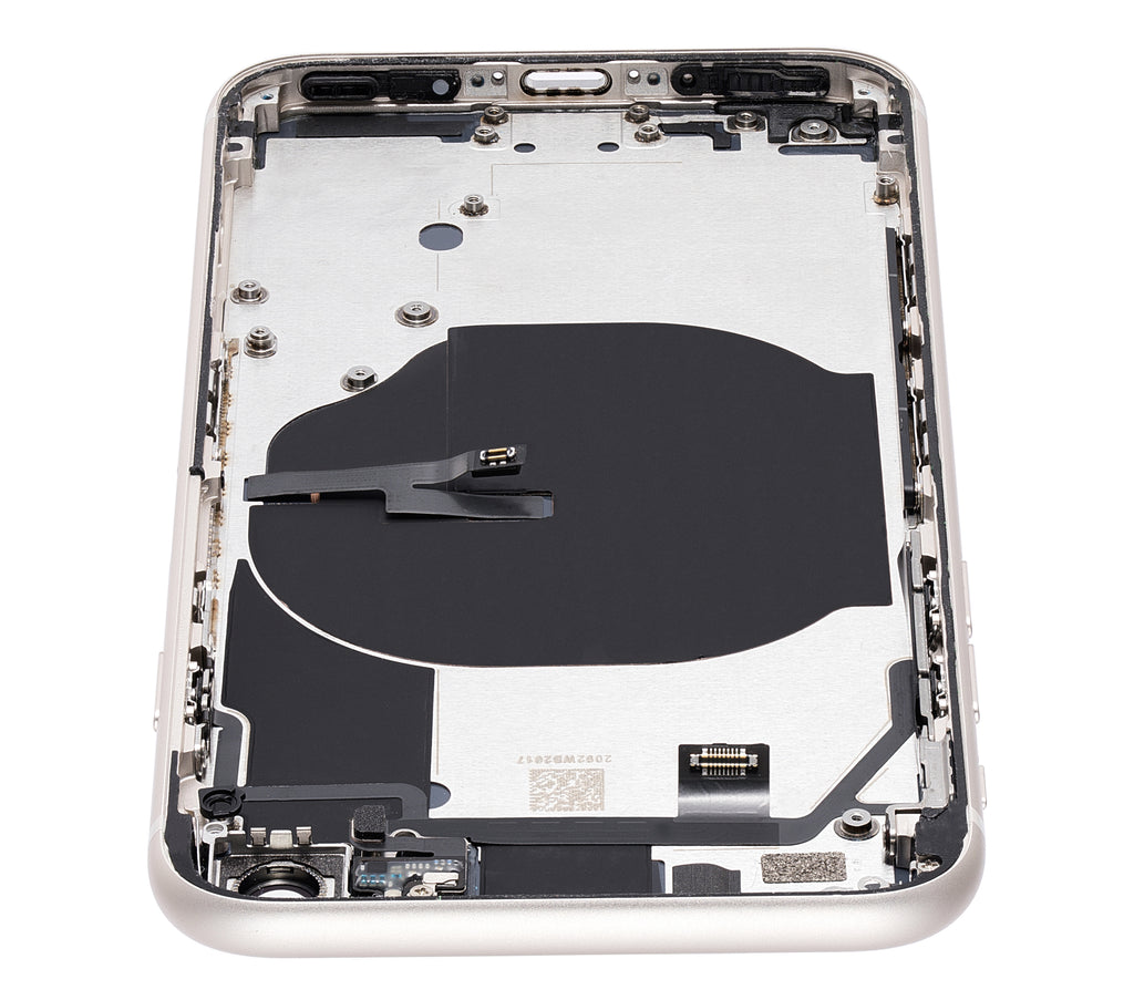 Back Cover with Pre-Installed Small Parts for iPhone SE (2022) (Used OEM, Grade A, Starlight)