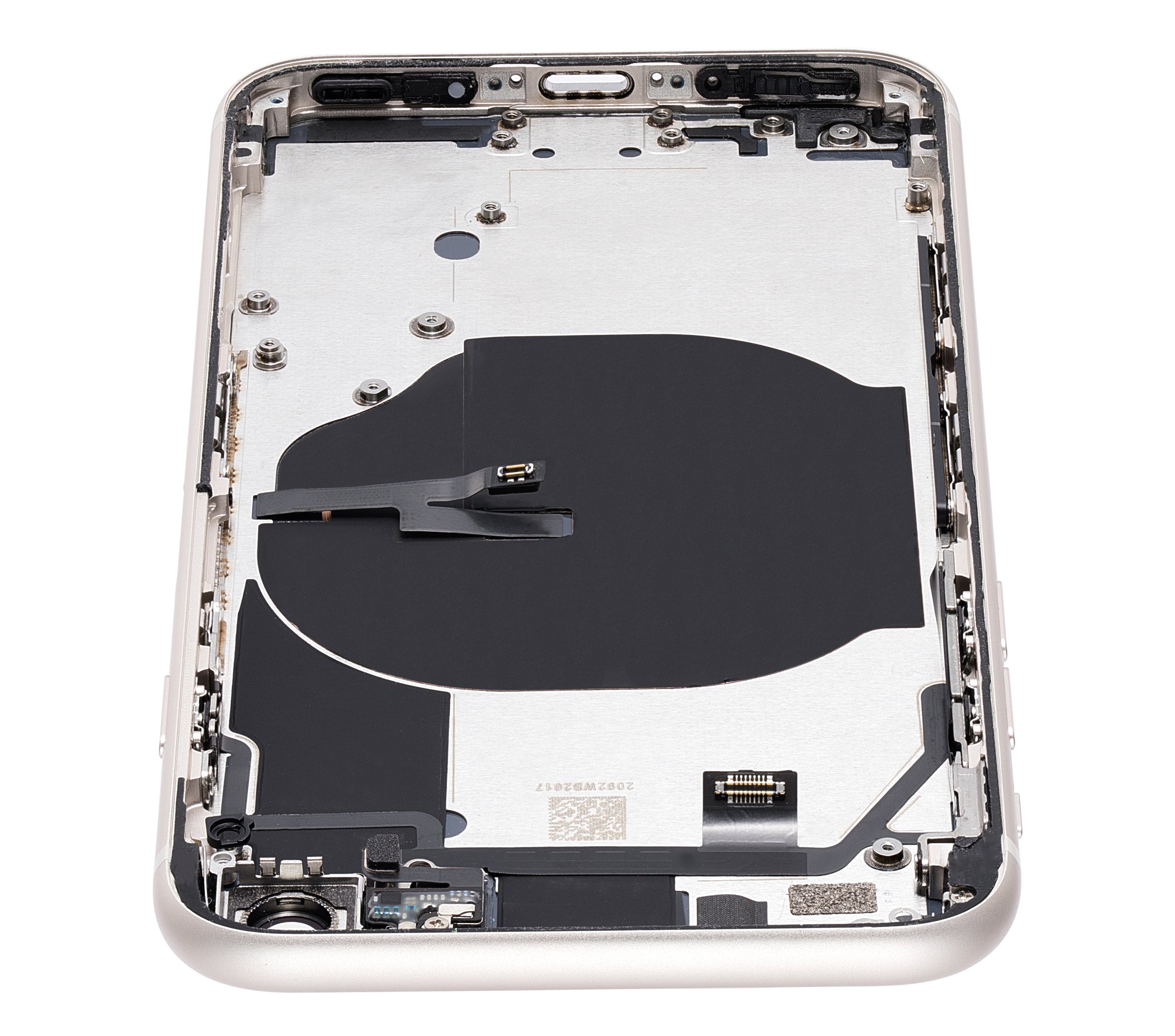 Back Cover with Pre-Installed Small Parts for iPhone SE (2022) (Used OEM, Grade A, Starlight)