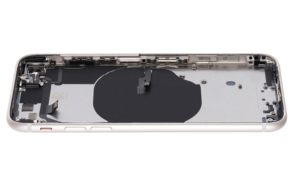 Back Cover with Pre-Installed Small Parts for iPhone SE (2022) (Used OEM, Grade A, Starlight)