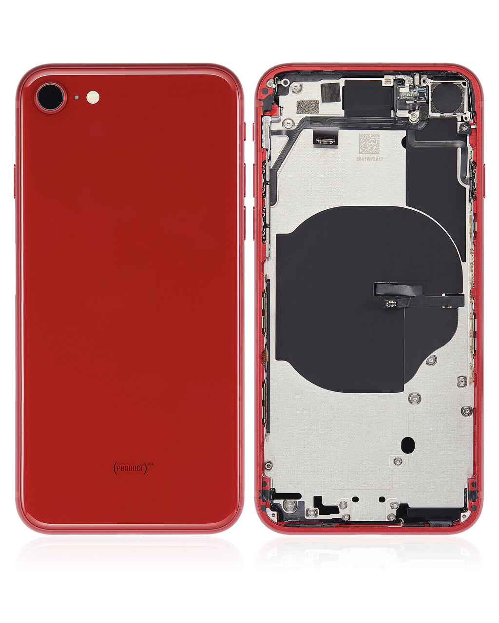 Original Apple-Ausbau A gebraucht – iPhone SE 2022 Backcover/Rahmen Rot