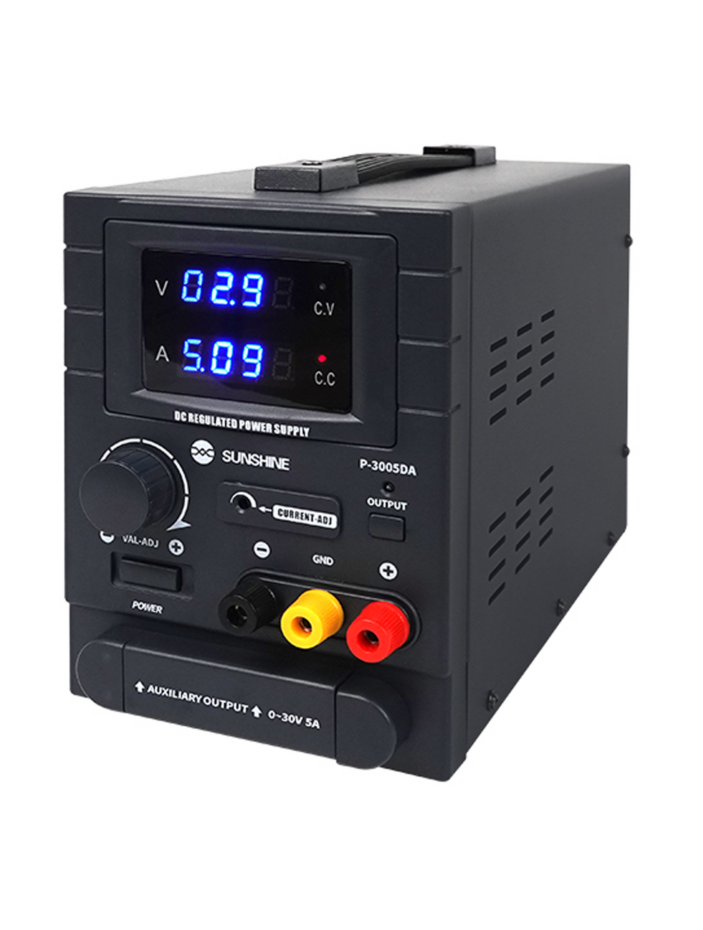 Disturbance-free power supply 30V 5A 110V Model SS-3005DA Sunshine