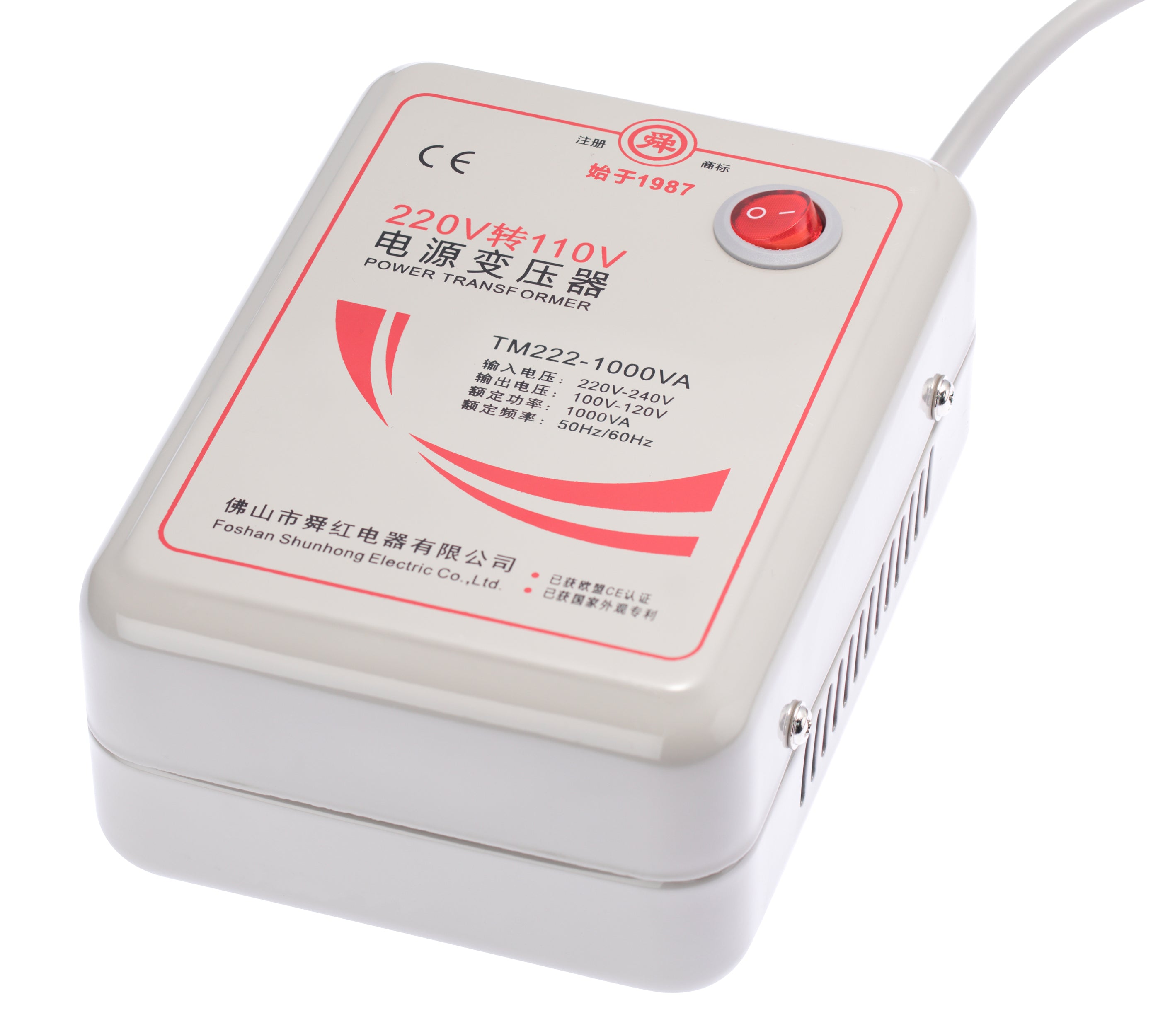 TM222-1000VA Eingangsspannungstransformator (220V-110V)