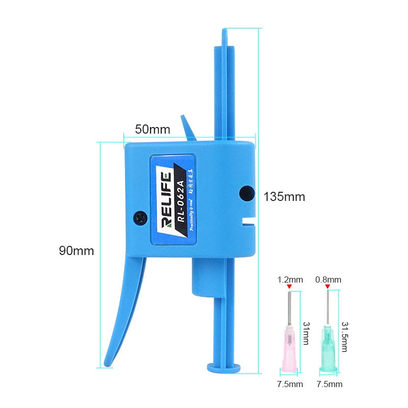 ReLife RL-062A Manual Solder Flux Dispenser Glue Gun 10cc (Sunshine)