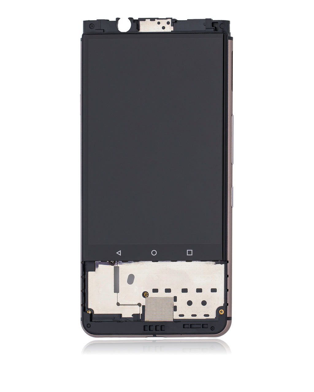 LCD-Display mit Rahmen für BlackBerry KEYone (Generalüberholt, Bronze)
